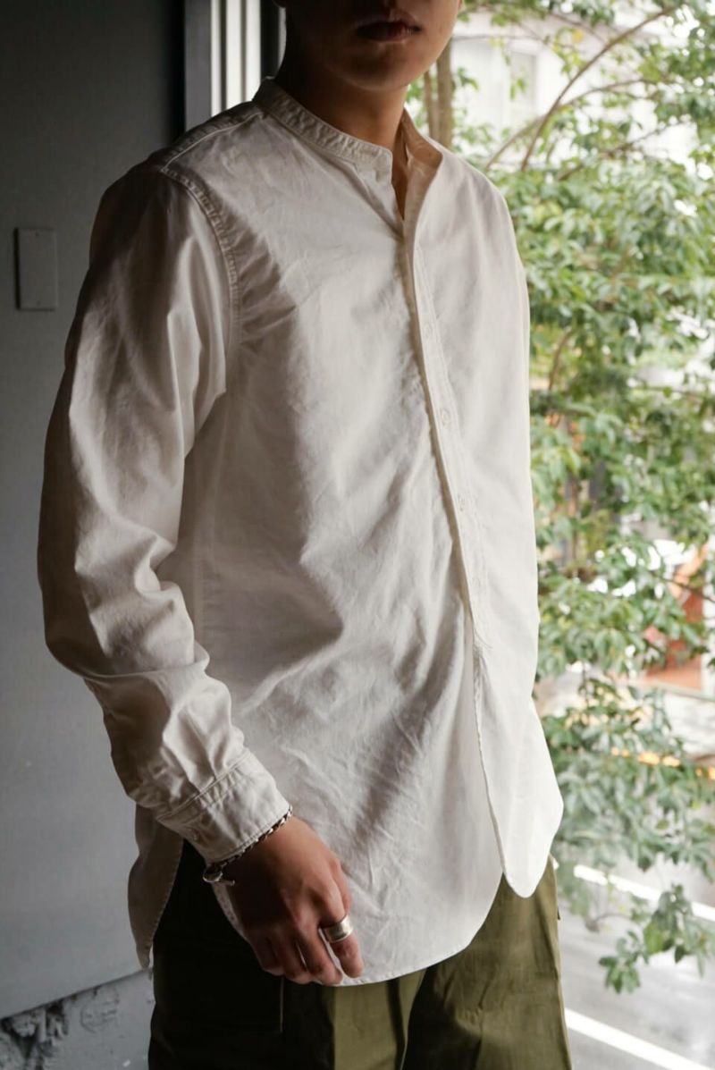 a*o様 ARCH RAFシャツ　コットン ベージュ ボタンシャツ バンドカラー ARCH / R.A.F SHIRTS | ARCH アーチ - Sapporo / Tokyo
