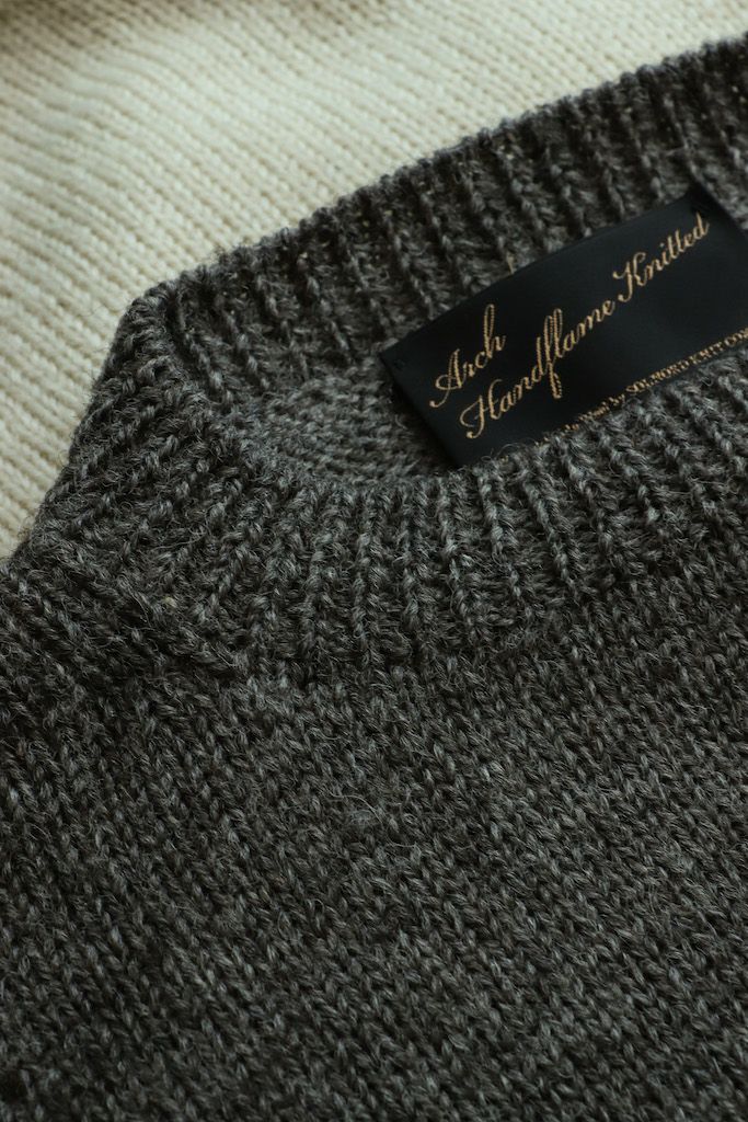 SOLNORD Handframe Knitted Crew Neck | ARCH ONLINE SHOP 