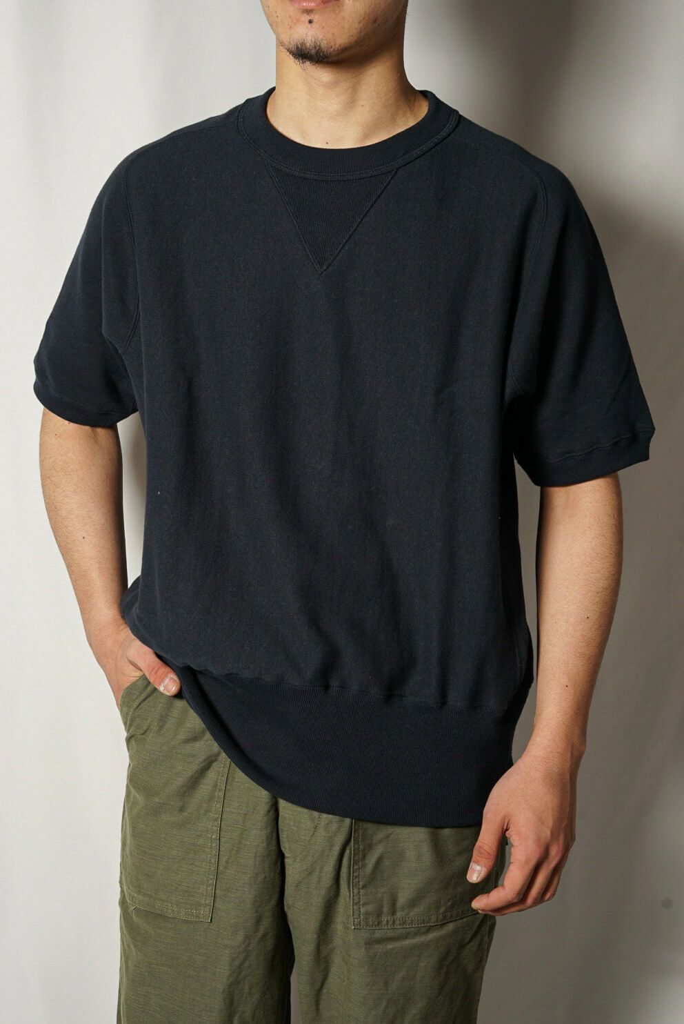 BONCOURA　別注　スウェット　半袖　リバースウィーブ　40 日本製 S/S SWEAT SHIRT - ARCH EXCLUSIVE | ARCH ONLINE SHOP