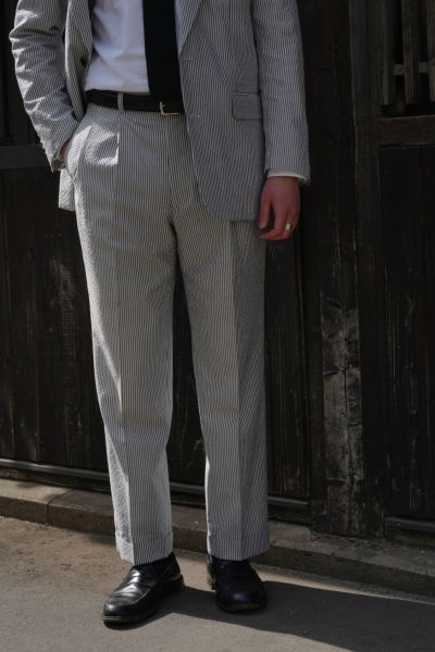 2P Trouser Angelico Seersucker（Arch Exclusive）