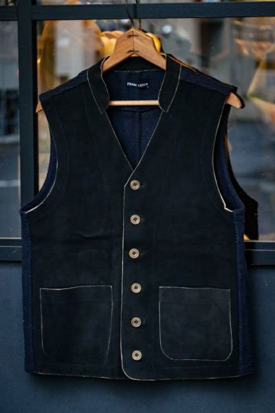 Deer Leather Wool Vest | ARCH ONLINE SHOP