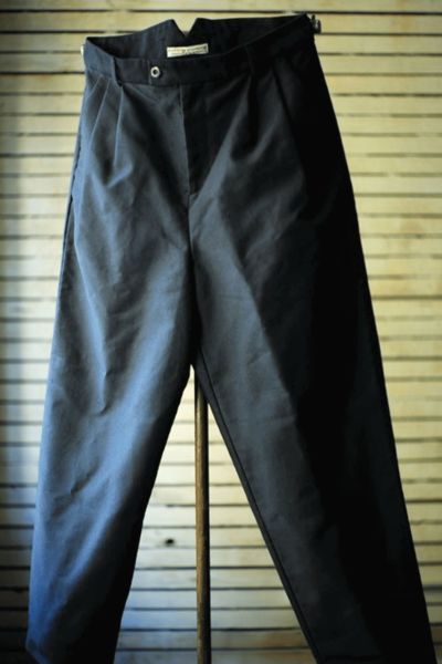 GERMAN MOLESKIN 2TUCK TROUSERS