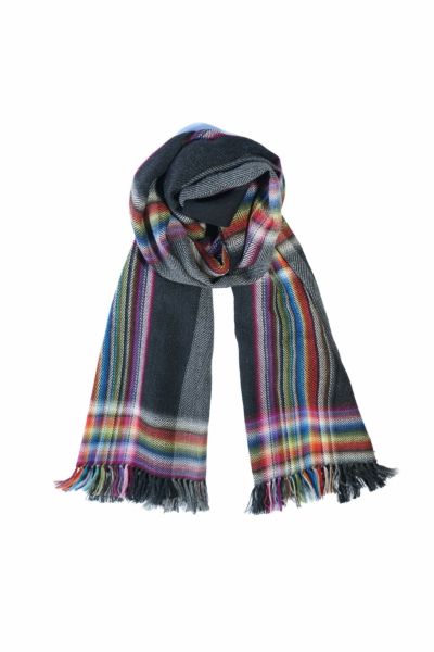 LARGE MULTI COLOURED - BLACK