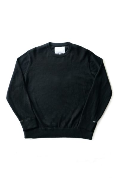 CREW NECK SWEATER（BLACK）