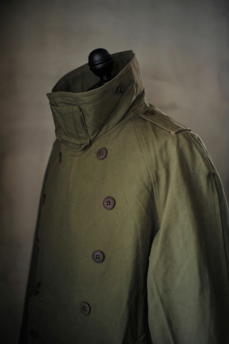 DEAD STOCK】FRENCH ARMY MOTORCYCLE COAT M38 | ARCH ONLINE SHOP