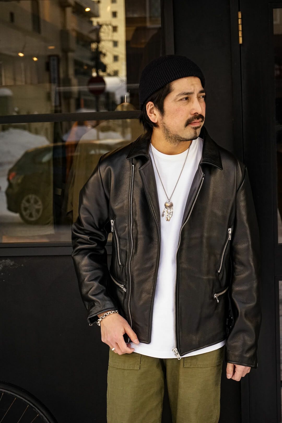 ARCHIVE EDITION COW LEATHER BIKE JACKET | ARCH ONLINE SHOP