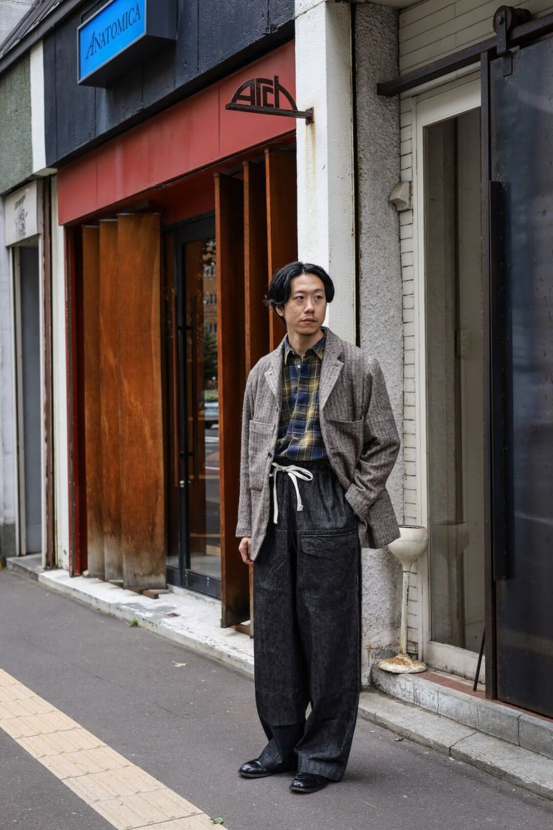 trousers MK-1 (black denim) | ARCH ONLINE SHOP