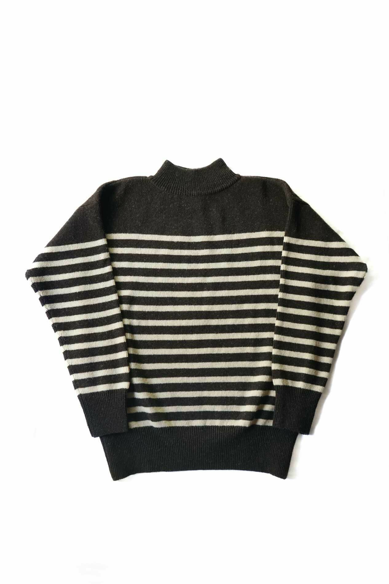 GOB SWEATER（BROWN × WHITE）＊ | ARCH ONLINE SHOP