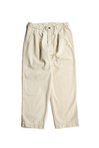PANTALON MAGLIOC - COTTON（ECRU）