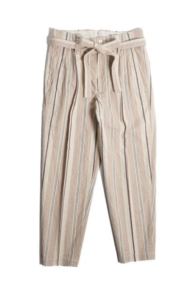 GULF STREAM PANTS_LINEN COTTON（BEIGE）