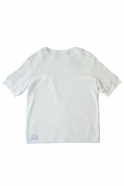 WAFFLE T-SHIRT（WHITE）
