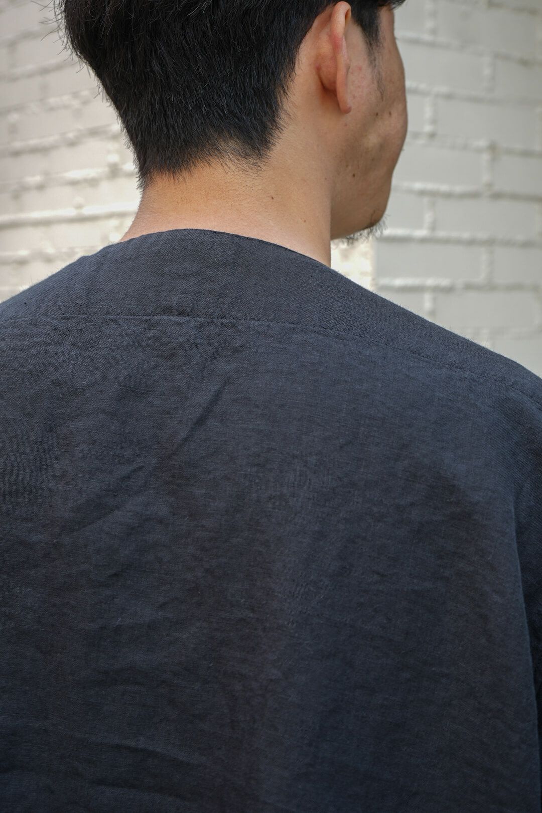SLEEPING SHIRT SPENCE BRYSON LINEN（BLACK） | ARCH ONLINE SHOP