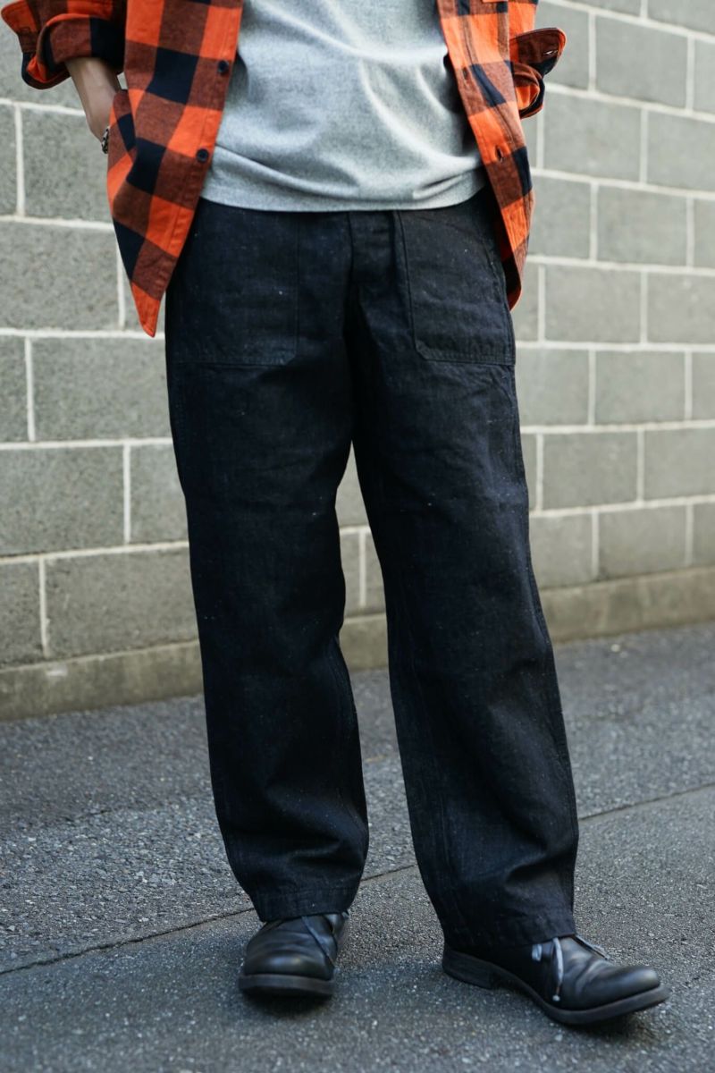 ⭐︎即完売品⭐︎ OUTIL×ARCH PANTALON TOULON size3 PANTALON TOULON(BLACK DENIM) - ARCH EXCLUSIVE | ARCH ONLINE SHOP