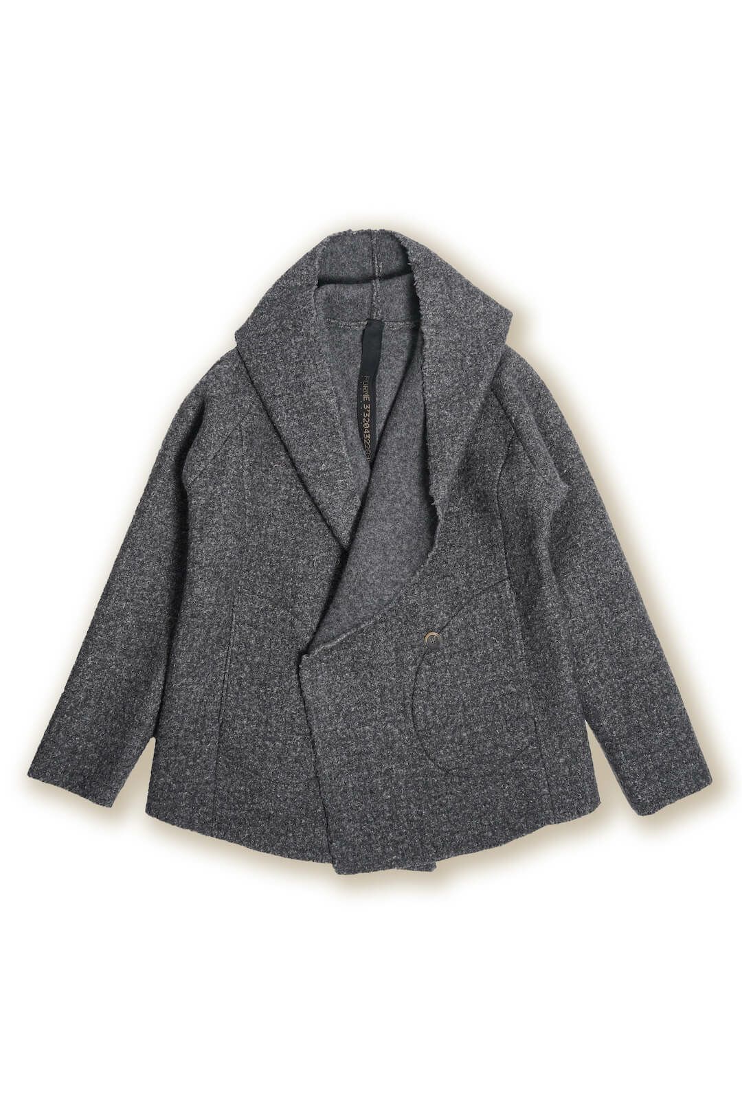forme d'expression フーデッドニットコートM No.3】HOODED CARDIGAN