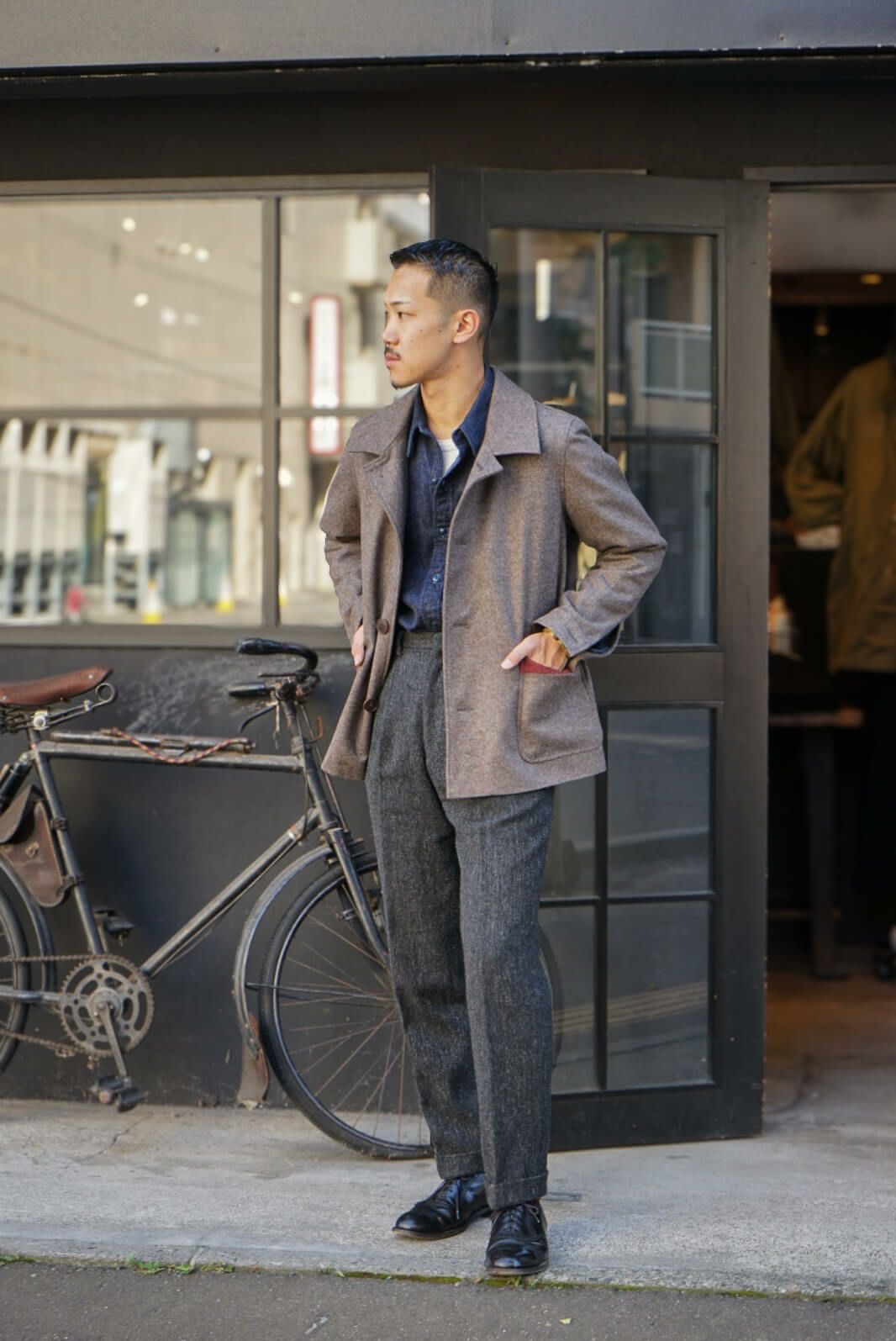 2P TROUSER FOX HERRINGBONE | ARCH ONLINE SHOP