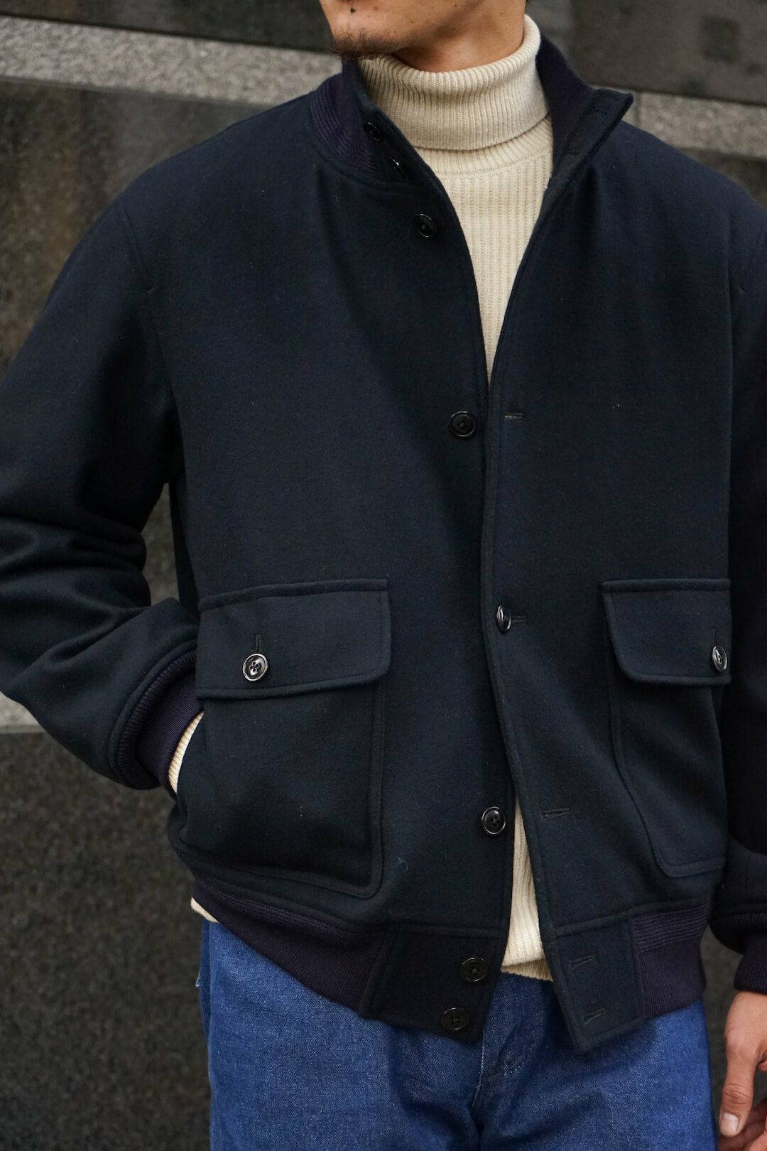 Melton Driving Jacket | ARCH ONLINE SHOP