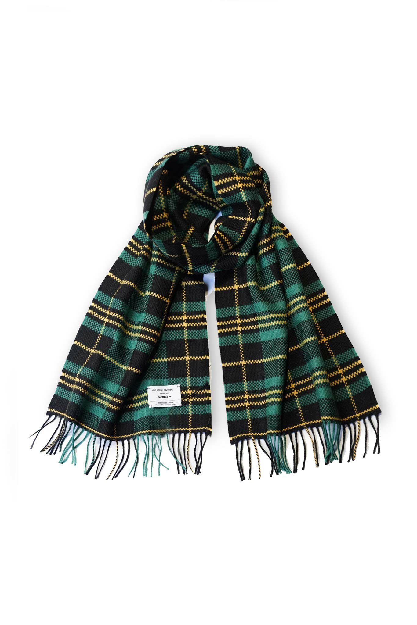 BRUSHED SCARF CHECK （GREY） | ARCH ONLINE SHOP