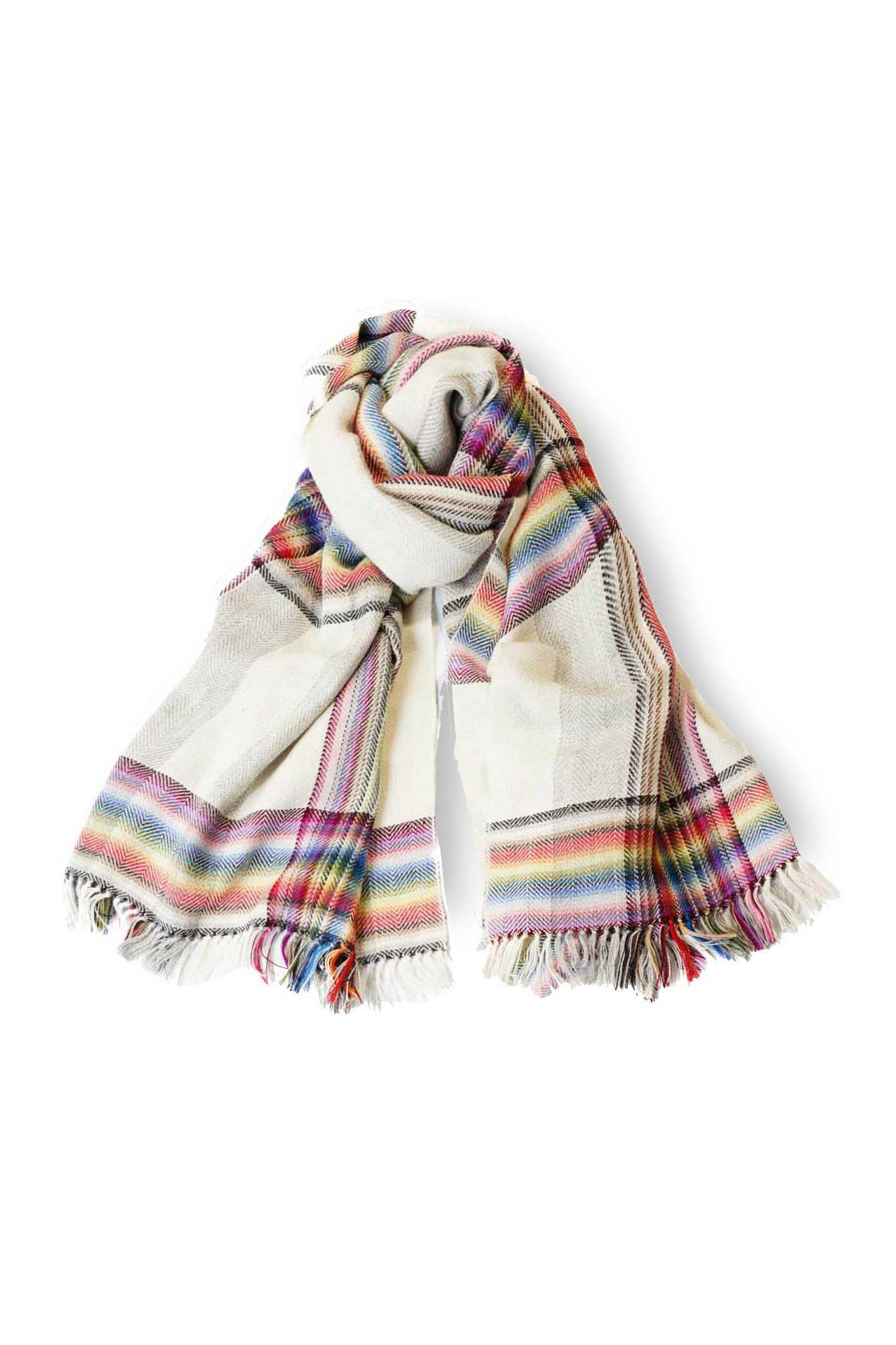 MULTI COLOURED SCARF （BLACK） | ARCH ONLINE SHOP